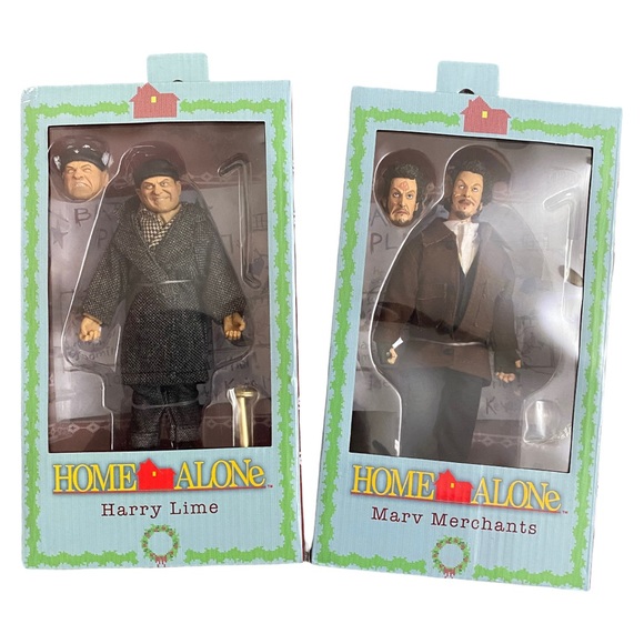NECA Toys Neca Home Alone Marv Merchant Clothed Action Figure And